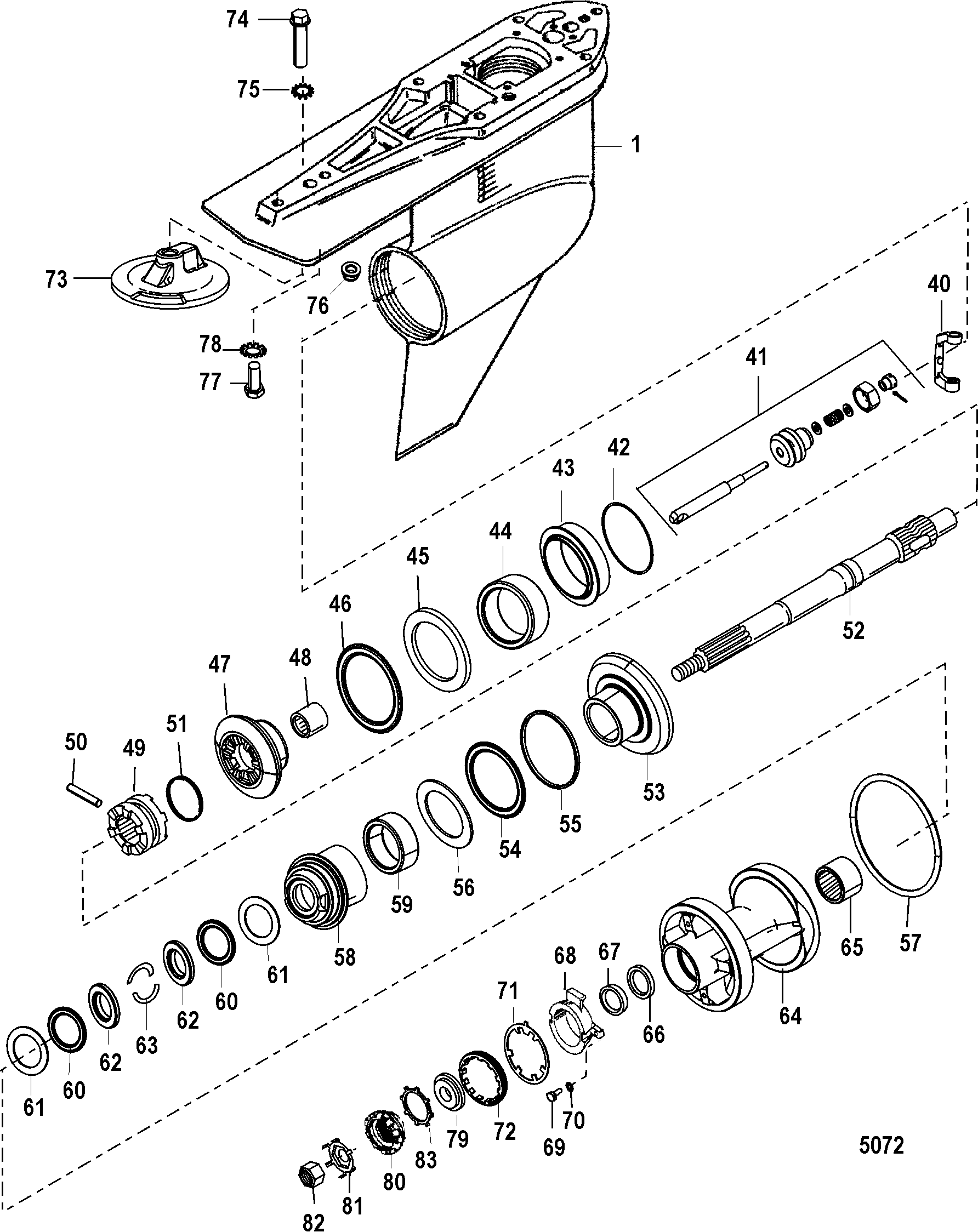 Mercruiser Alpha One Gen 2 Parts Diagram