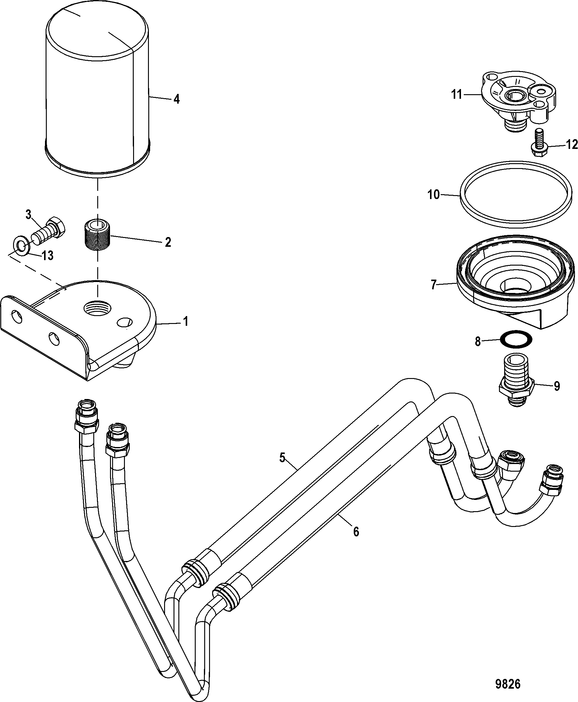 Mercruiser Oil Filter Chart