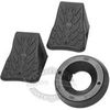 Tow Ready Tire Chock & Tongue Jack Caster Wheel Dock Combo
