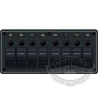 Blue Sea Systems 8-Position Waterproof Circuit Breaker Panel