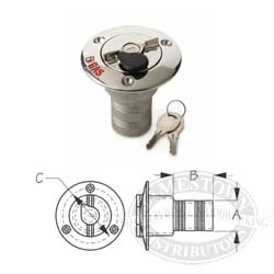 Sea-Dog Stainless Steel Locking Fuel Deck Fills