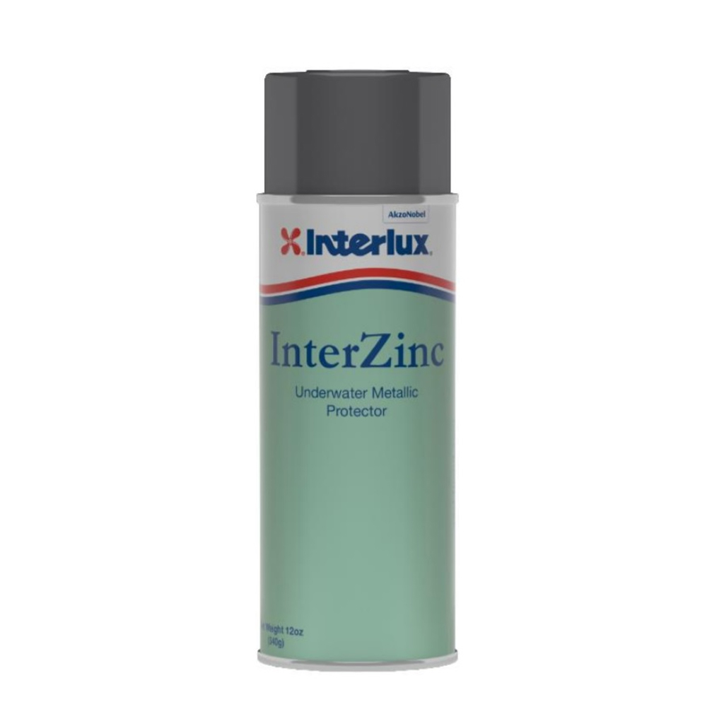 Interlux InterZinc Barnacle barrier spray paint antifouling aerosol for underwater metals