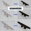 Schaefer Cast Aluminum Two Hole Open Base Cleats