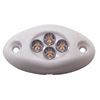 Innovative Lighting 4-LED Surface Mount Courtesy Light- White Case, Amber LED
