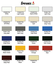 Polyurethane Color Swatches