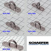 Schaefer 304 SS Welded Ring Pad Eyes