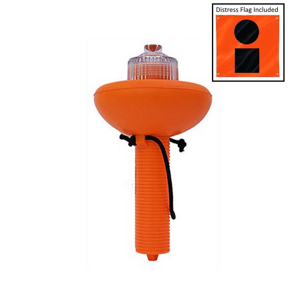 Boating Distress Flag 3x3 ft Square SOS Signal Boat Emergency Orange