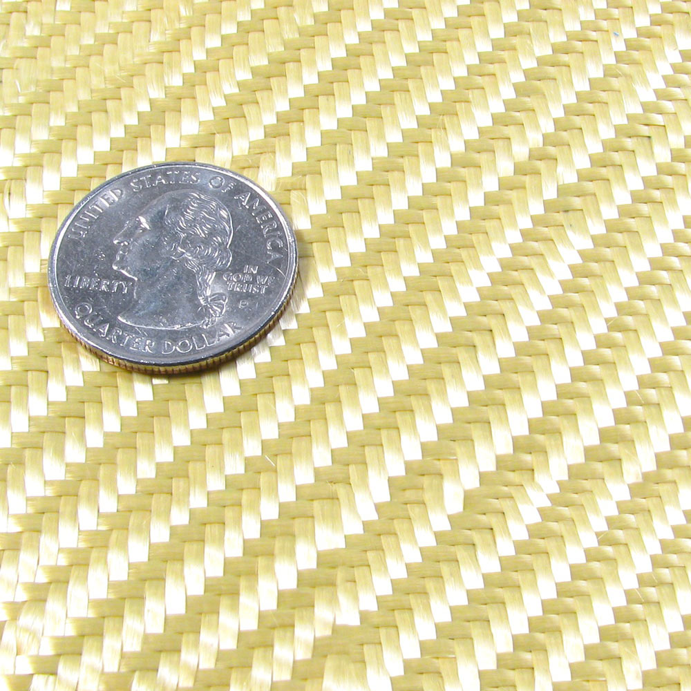 Twill weave kevlar cloth drapes around corners and wets out easier than plain weave kevlar cloth
