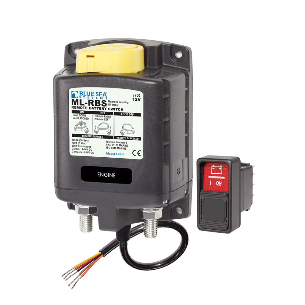 Blue Sea Systems ML-Series Heavy Duty Remote Battery Switch