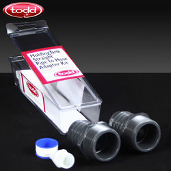 Todd Holding Tank Straight Pipe-to-Hose Fitting Adapter Kit