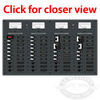 Blue Sea Systems AC 3 Sources - 12 Position DC Main - 19 Position Circuit Breaker Panel
