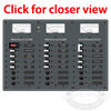 Blue Sea Systems AC Main - 6 Position and DC Main - 15 Position Circuit Breaker Panel