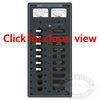 Blue Sea Systems DC - 10 Position Toggle Circuit Breaker Panel