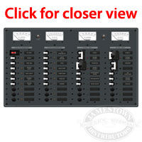 Blue Sea Systems AC 3 Sources - 12 Position DC Main - 19 Position Circuit Breaker Panel