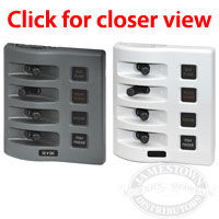 Blue Sea Systems WeatherDeck Water Resistant Fuse Panel