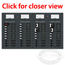 Blue Sea Systems AC 3 Sources - 12 Position DC Main - 19 Position Circuit Breaker Panel