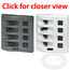 Blue Sea Systems WeatherDeck Water Resistant Fuse Panel