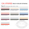 cal stripes 2 color striping tape