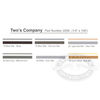 Cal Stripes Twos Company 2 color striping tape