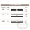 Cal-Stripes Double Stripe/One Color 5/16 X 50