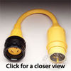 Marinco 30A Locking to 50A Locking Pigtail Shore Power Adapter