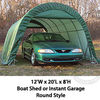 ShelterKing Boat Shed or Instant Garage Round Style 12W x 20L x 8H