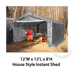 ShelterKing Instant Shed 12 ft W x 12 ft L x 8 ft H