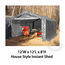ShelterKing Instant Shed 12 ft W x 12 ft L x 8 ft H