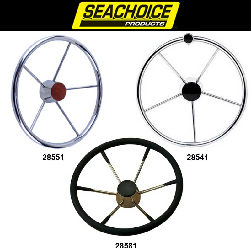 Seachoice Destroyer 5-Spoke Steering Wheels