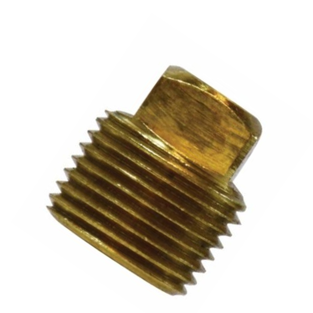 Square Head Plug Fittings - Bronze and Brass, NPT