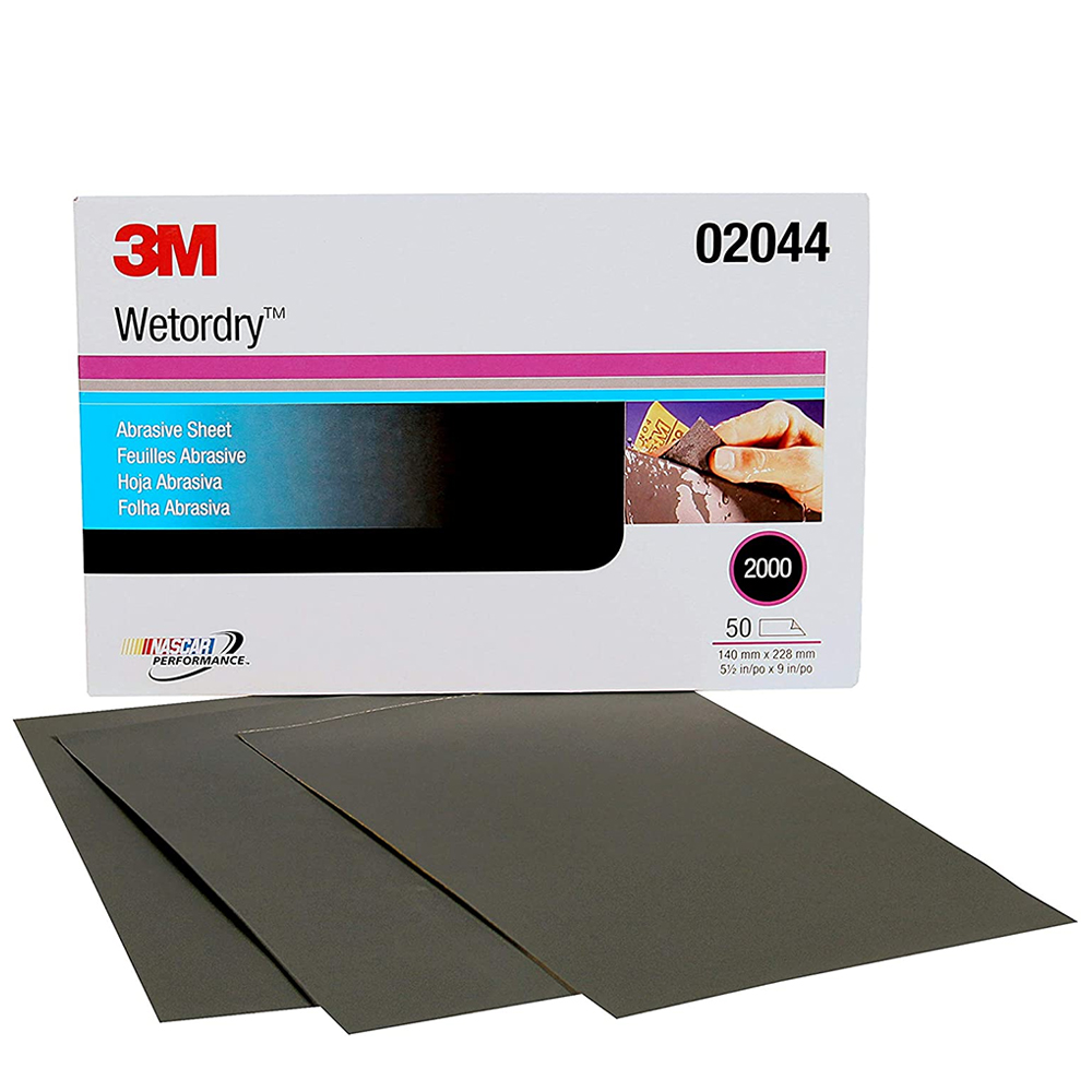 3M Imperial Wet-or-Dry Sandpaper 5-1/2 x 9 Half Sheets