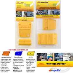 ScrapeRite Acrylic Plastic Razor Blades