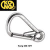 Kong 538 Stainless Steel Carabiners with Captive Eye