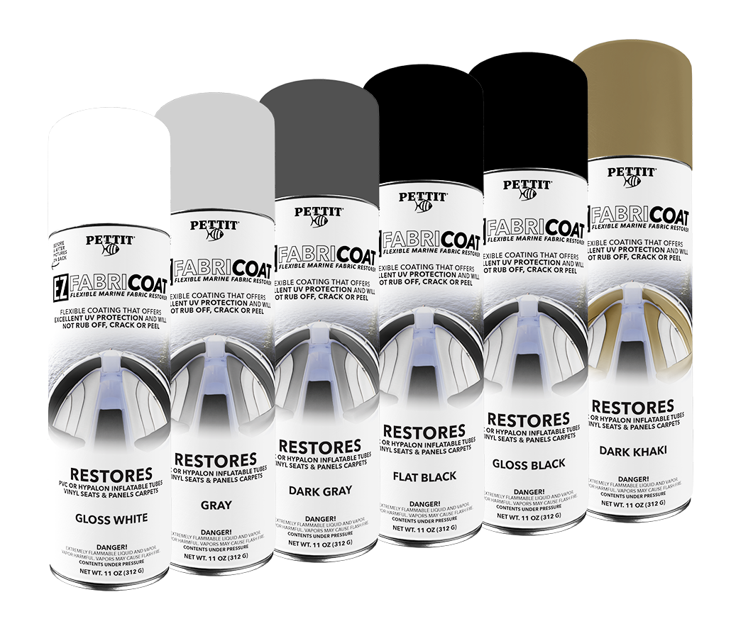 Pettit EZ Fabricoat vinyl reconditioning refinishing spray