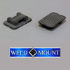 Weld Mount Black Nylon Wire Tie Mounts
