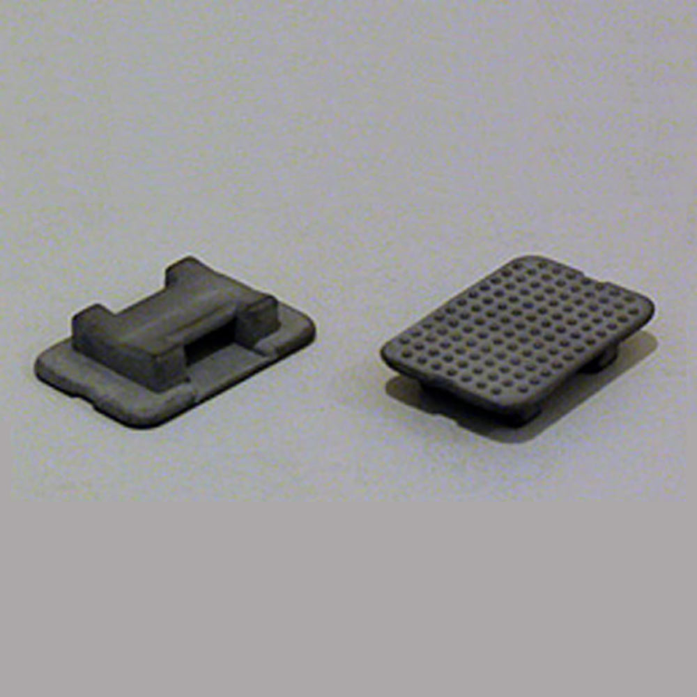 Weld Mount Black Nylon Wire Tie Mounts