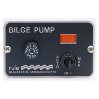 Rule 3-Way Panel Lighted Bilge Pump Switches