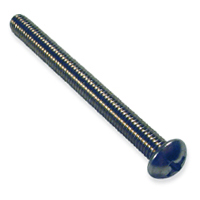 3/8-16 S/S Machine Screws Round Head Slotted