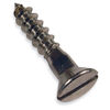 #12 Stainless steel flat head slotted wood screws