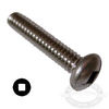 1/4-20 Pan Head Square Drive Machine Screws in stainless steel