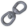 Eye and Eye Galvanized Steel Swivels