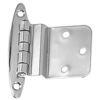 Inset Hinges, stamped brass chrome inset hinge