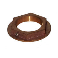 Groco Flanged Thru-Hull Nuts - Bronze, NPS