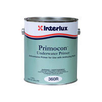Interlux Primocon Metal Primer for priming metal and creating a barrier coat below the waterline