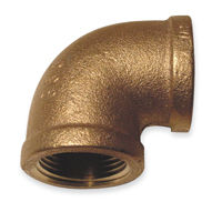 90 Degree Elbow Fittings - Bronze, NPT