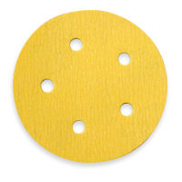 Norton - Gold 290 Discs - Hook and Loop - 5 inch x 5 Holes