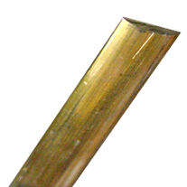 Brass Solid Back Half Oval Trim, marine hardware