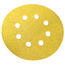 Norton - Gold 290 Discs - Hook and Loop - 5 Inch x 8 Hole