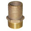 Groco Pipe-to-Hose Straight - Full Flow - Bronze, NPT