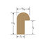 Teak Edge Molding
